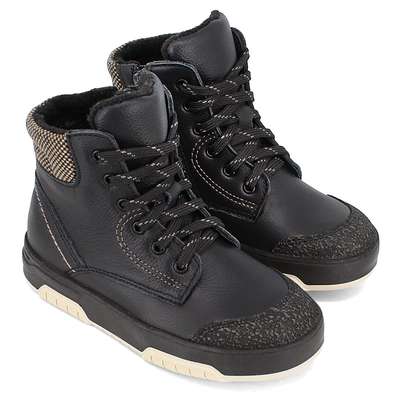 Ботинки байка, артикул 1704, цвет черно-бежевый купить в интернет-магазине Shoeslel с доставкой по России