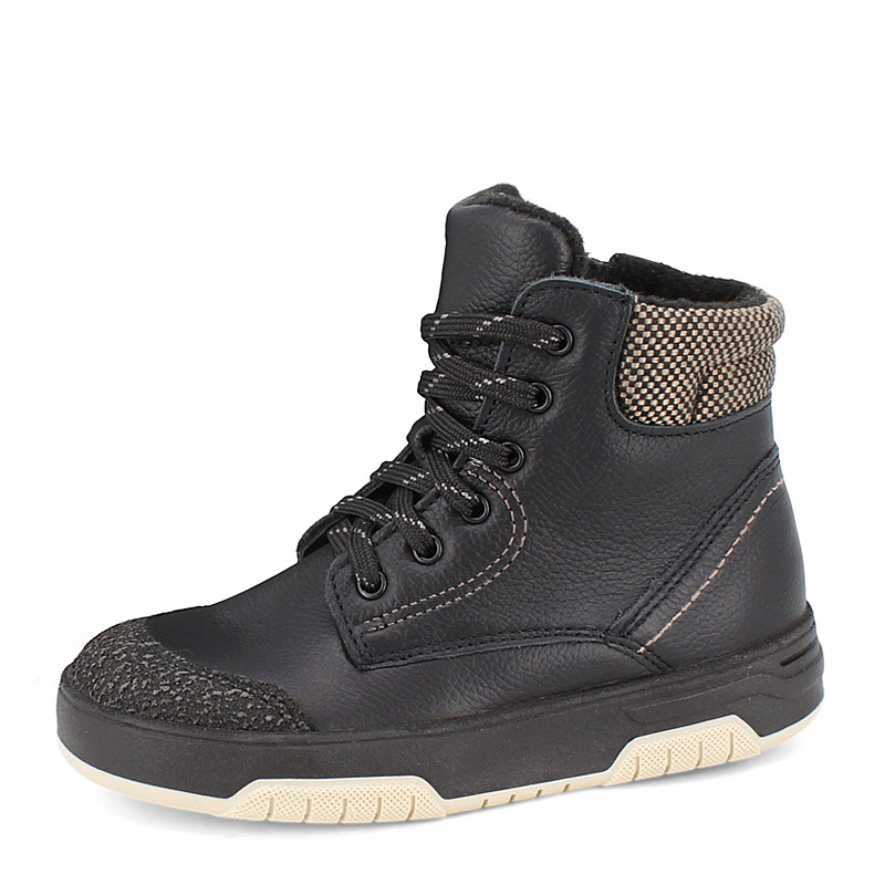 Ботинки байка, артикул 1704, цвет черно-бежевый купить в интернет-магазине Shoeslel с доставкой по России