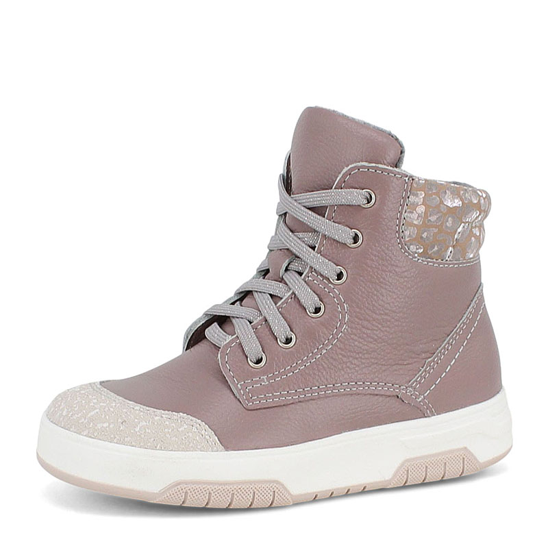 Ботинки байка, артикул 1704, цвет розово-бежевый купить в интернет-магазине Shoeslel с доставкой по России