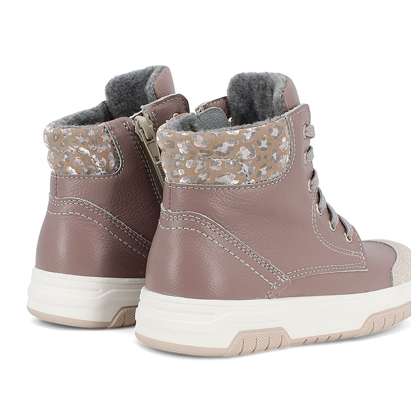 Ботинки байка, артикул 1704, цвет розово-бежевый купить в интернет-магазине Shoeslel с доставкой по России