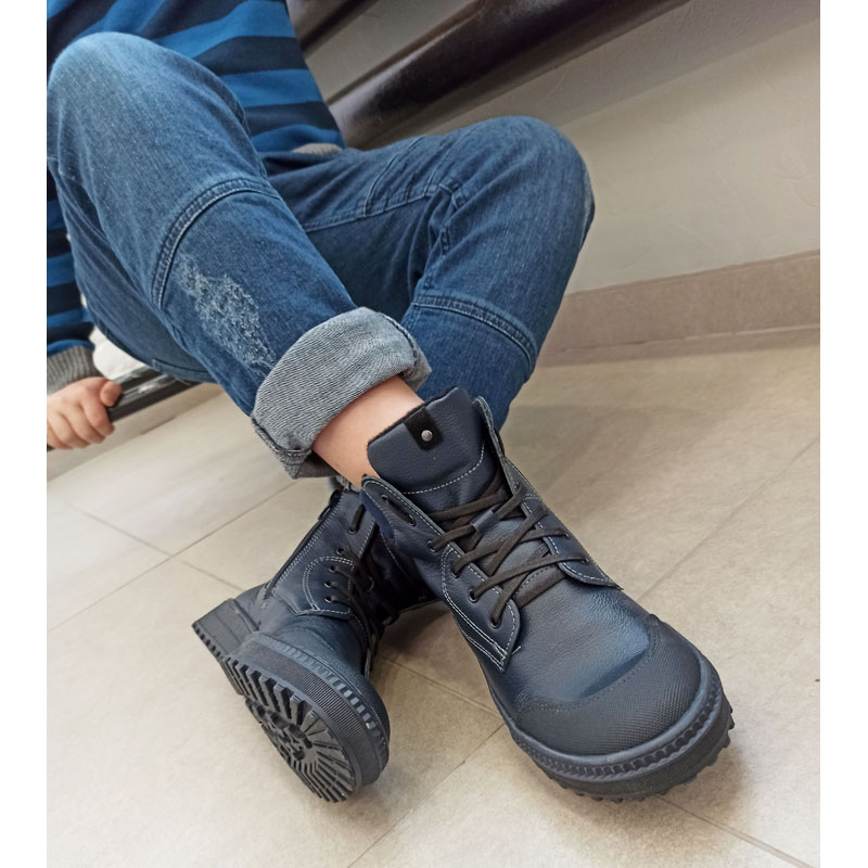 Ботинки байка, артикул 1704, цвет синий купить в интернет-магазине Shoeslel с доставкой по России