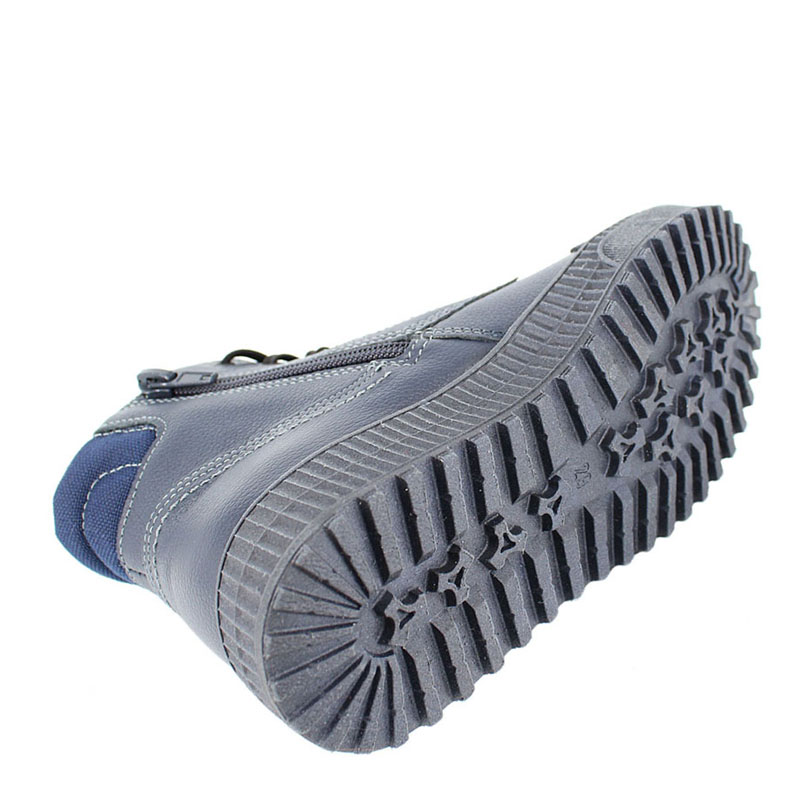 Ботинки байка, артикул 1704, цвет синий купить в интернет-магазине Shoeslel с доставкой по России