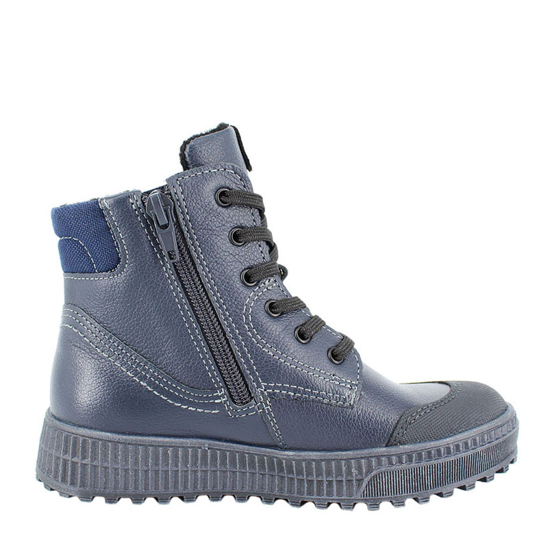 Ботинки байка, артикул 1704, цвет синий купить в интернет-магазине Shoeslel с доставкой по России