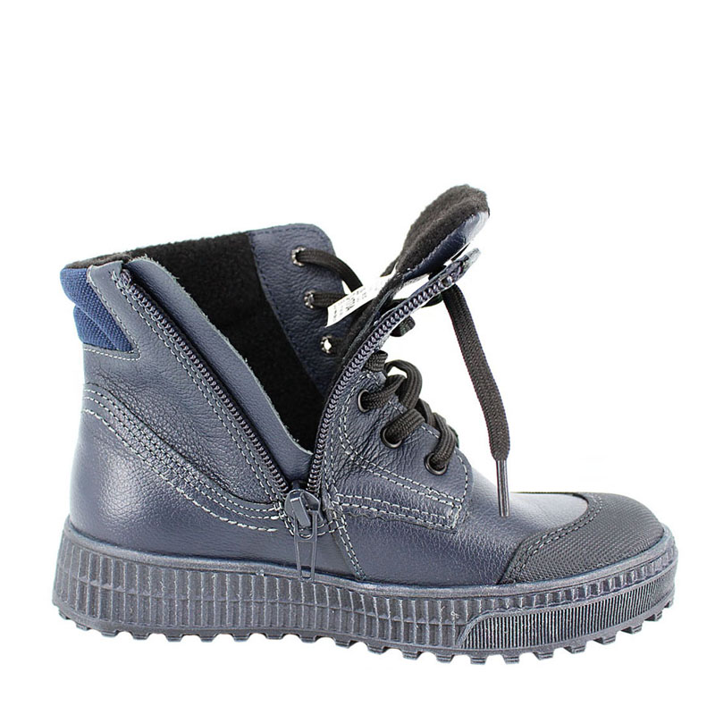 Ботинки байка, артикул 1704, цвет синий купить в интернет-магазине Shoeslel с доставкой по России