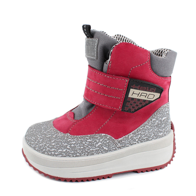 Сапожки малодетские нат.мех, артикул 1711, цвет брусничный купить в интернет-магазине Shoeslel с доставкой по России