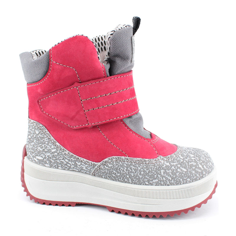 Сапожки малодетские нат.мех, артикул 1711, цвет брусничный купить в интернет-магазине Shoeslel с доставкой по России