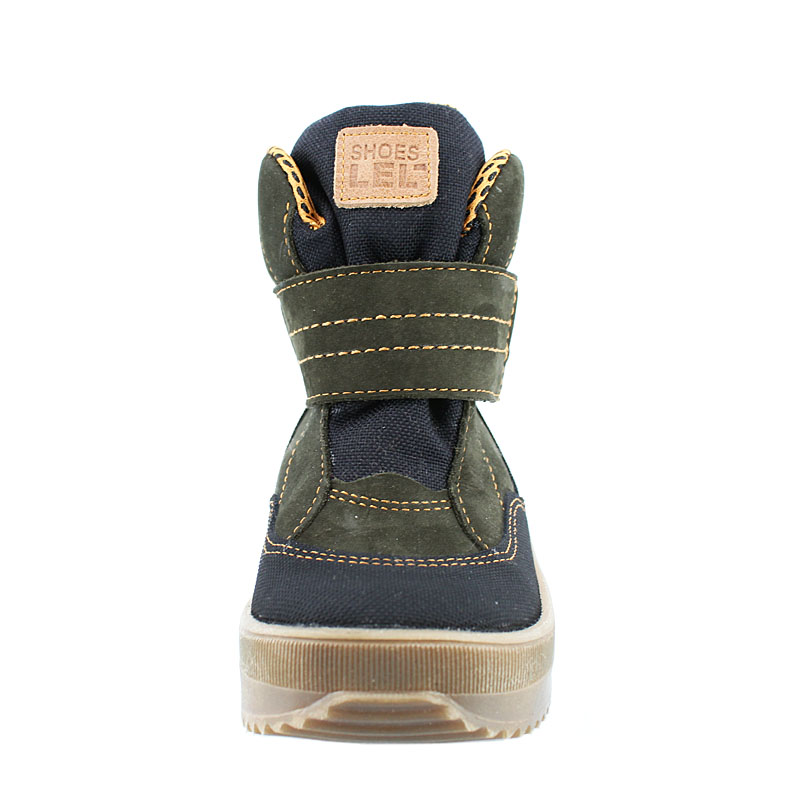 Сапожки малодетские нат.мех, артикул 1711, цвет оливковый купить в интернет-магазине Shoeslel с доставкой по России