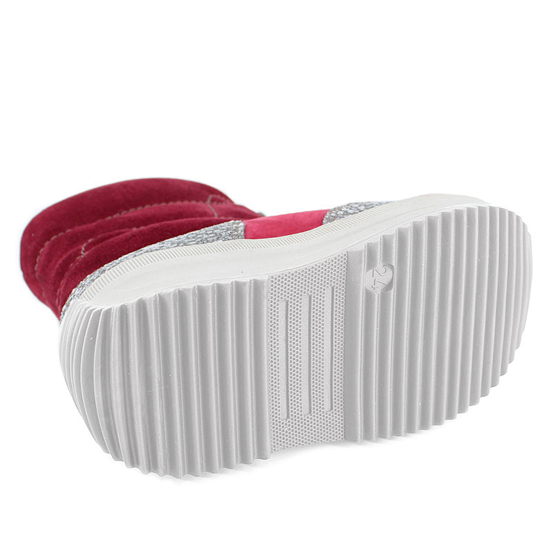 Сапожки малодетские нат.мех, артикул 1720, цвет брусничный купить в интернет-магазине Shoeslel с доставкой по России