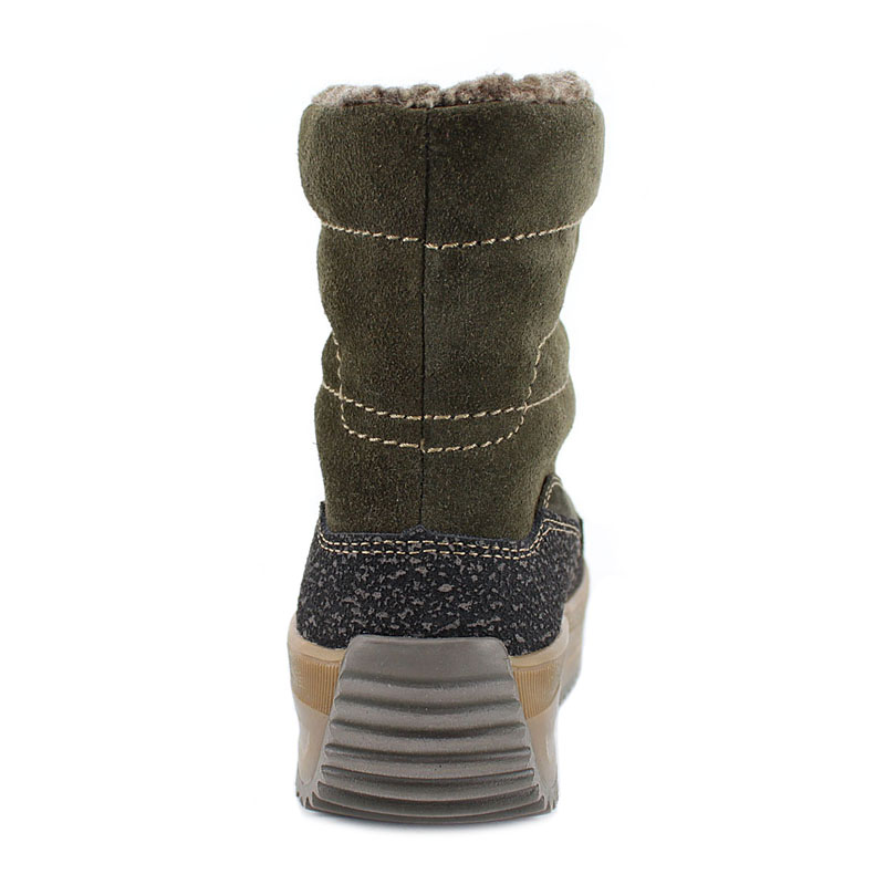 Сапожки малодетские нат.мех, артикул 1720, цвет оливковый купить в интернет-магазине Shoeslel с доставкой по России