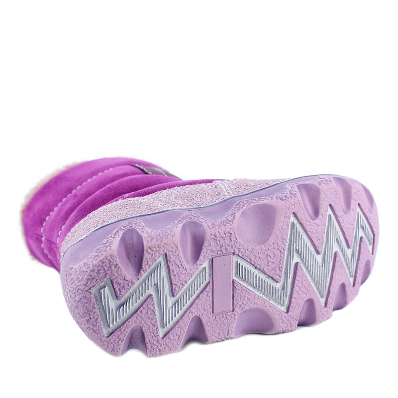 Сапожки молодетские нат.мех, артикул 1745, цвет сиреневый;фиолетовый купить в интернет-магазине Shoeslel с доставкой по России