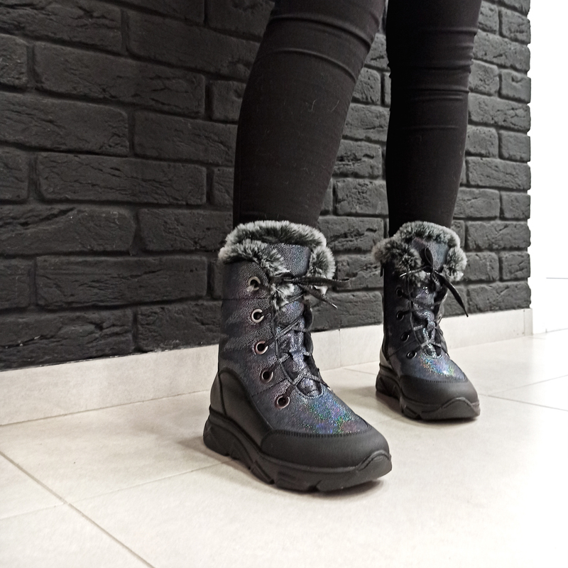 Ботинки, артикул 1748, цвет черный купить в интернет-магазине Shoeslel с доставкой по России