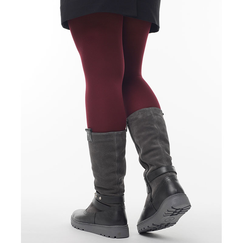 Сапожки нат.мех, артикул 1750, цвет темно-серый купить в интернет-магазине Shoeslel с доставкой по России