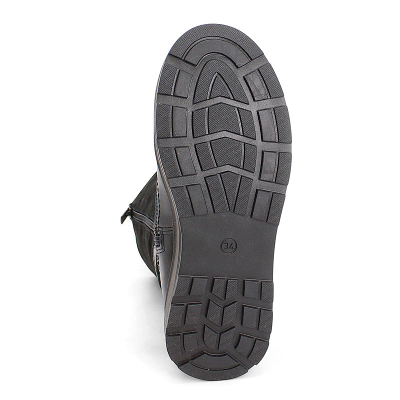 Сапожки нат.мех, артикул 1750, цвет черный купить в интернет-магазине Shoeslel с доставкой по России