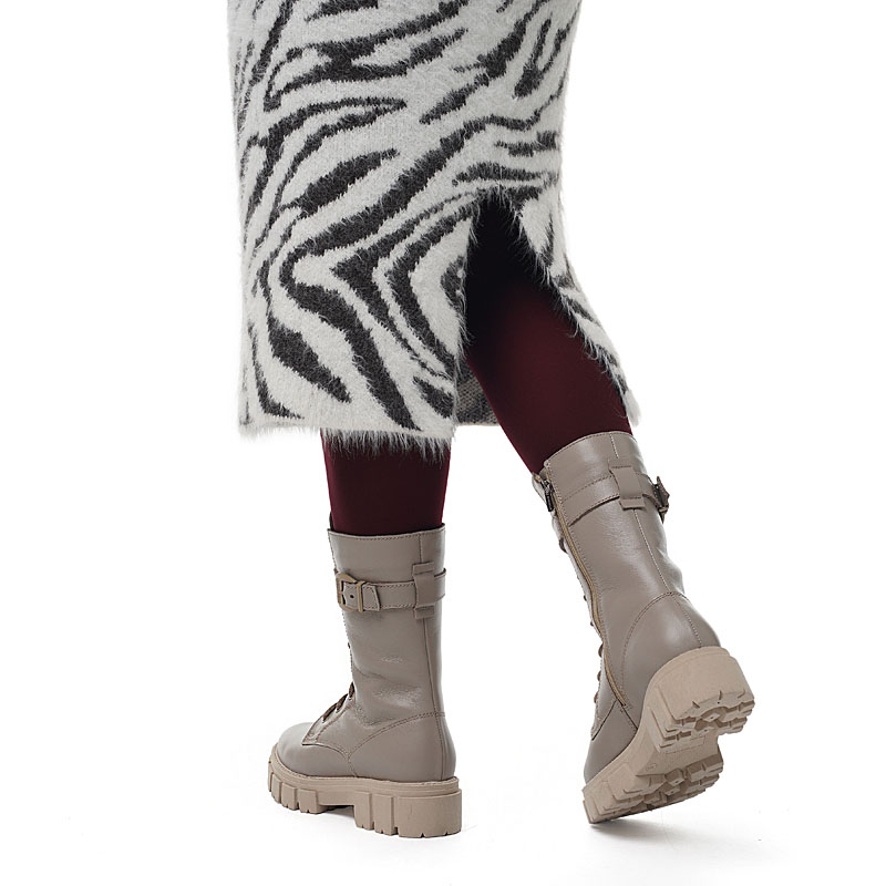 Сапожки, артикул 1777, цвет бежевый купить в интернет-магазине Shoeslel с доставкой по России