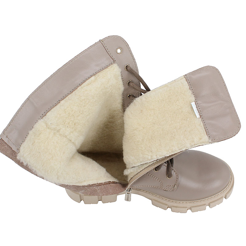 Сапожки, артикул 1777, цвет бежевый купить в интернет-магазине Shoeslel с доставкой по России