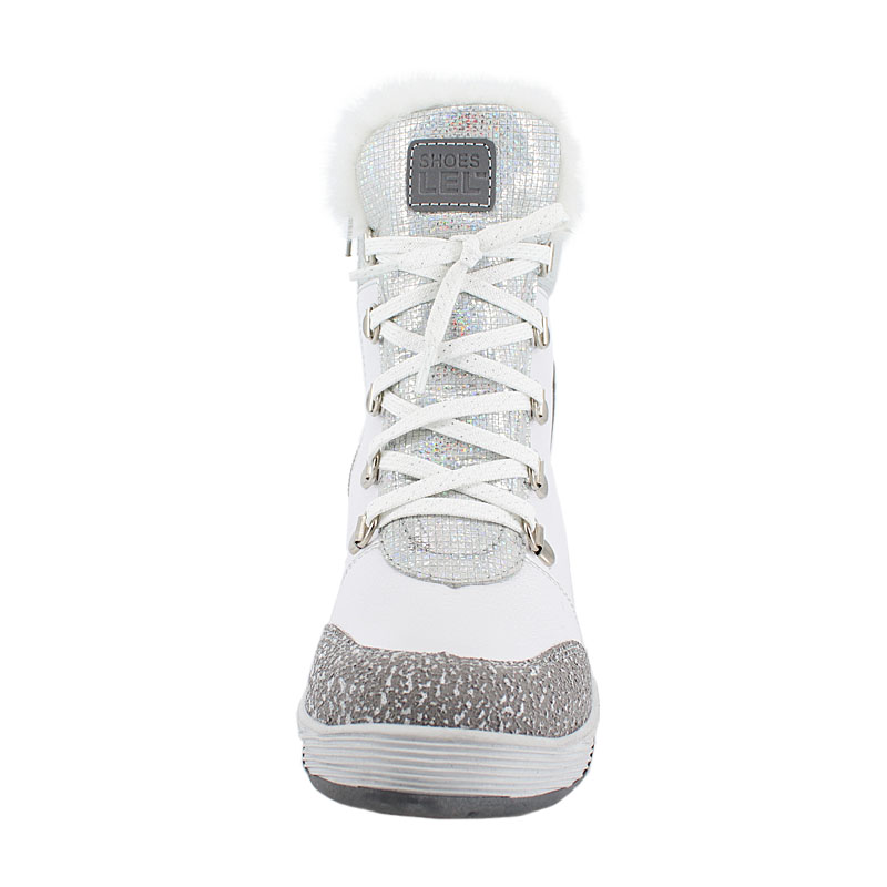 Ботинки нат.мех, артикул 1786, цвет белый купить в интернет-магазине Shoeslel с доставкой по России