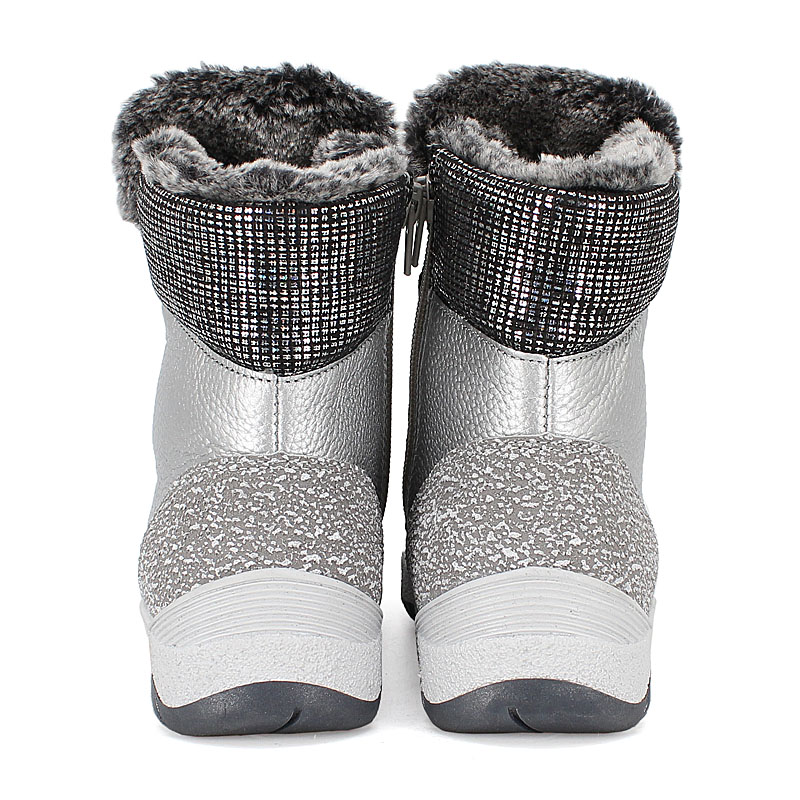 Ботинки нат.мех, артикул 1786, цвет серый купить в интернет-магазине Shoeslel с доставкой по России