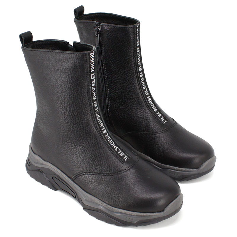 Полусапожки, артикул 1788, цвет черный хром купить в интернет-магазине Shoeslel с доставкой по России