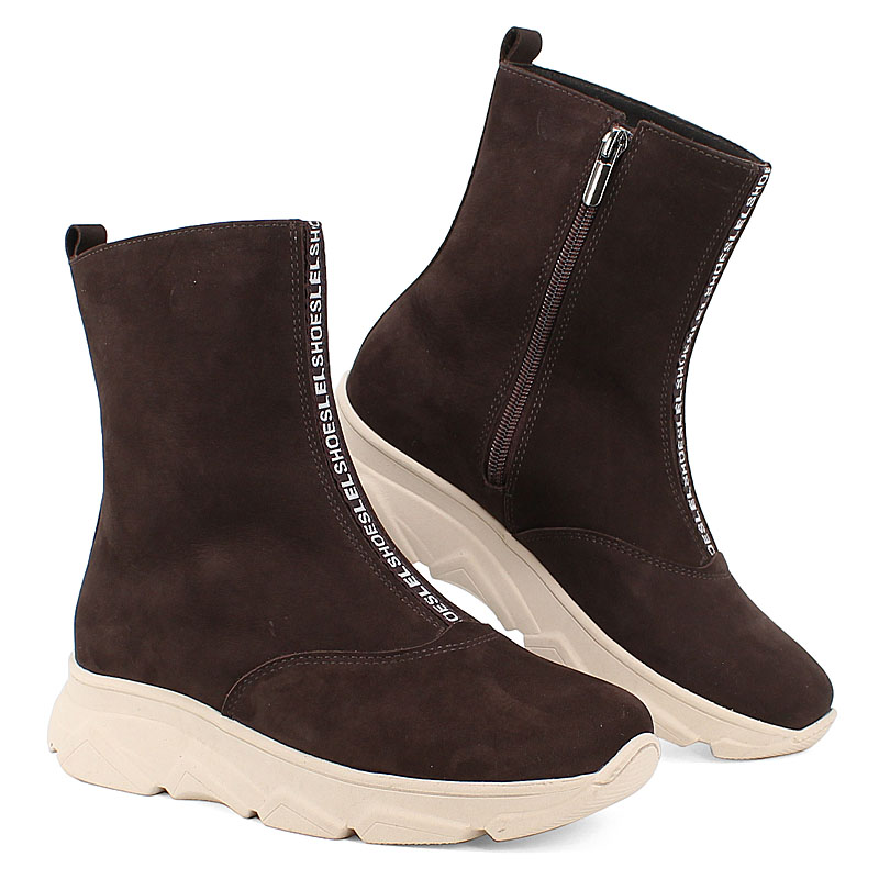 Полусапожки, артикул 1788, цвет коричневый купить в интернет-магазине Shoeslel с доставкой по России