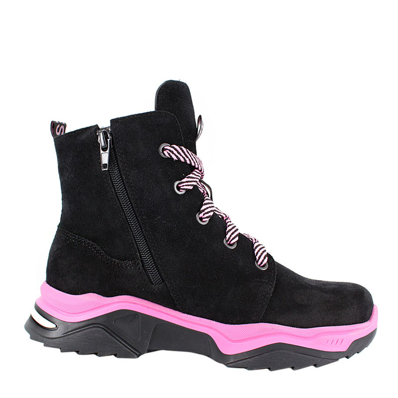 Ботинки, артикул 1800, цвет черный купить в интернет-магазине Shoeslel с доставкой по России