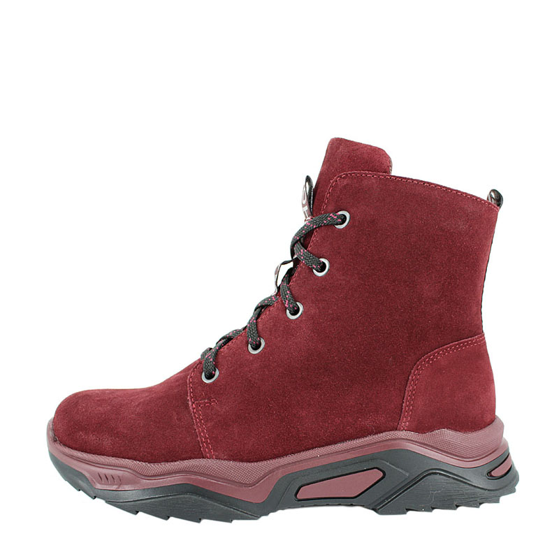 Ботинки, артикул 1800, цвет бордовый купить в интернет-магазине Shoeslel с доставкой по России