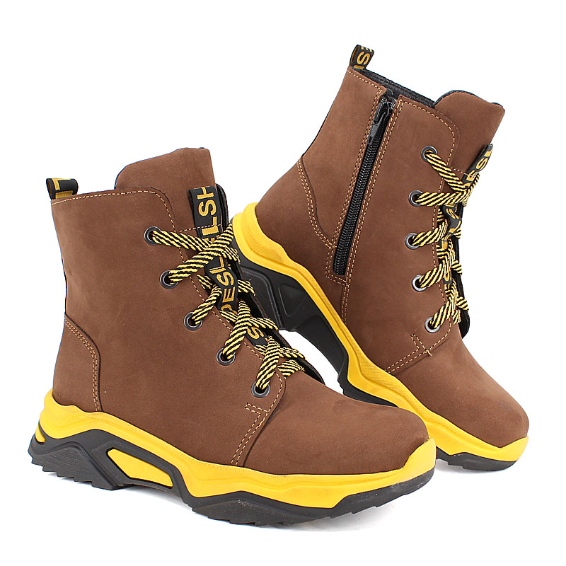 Ботинки, артикул 1800, цвет коричневый купить в интернет-магазине Shoeslel с доставкой по России