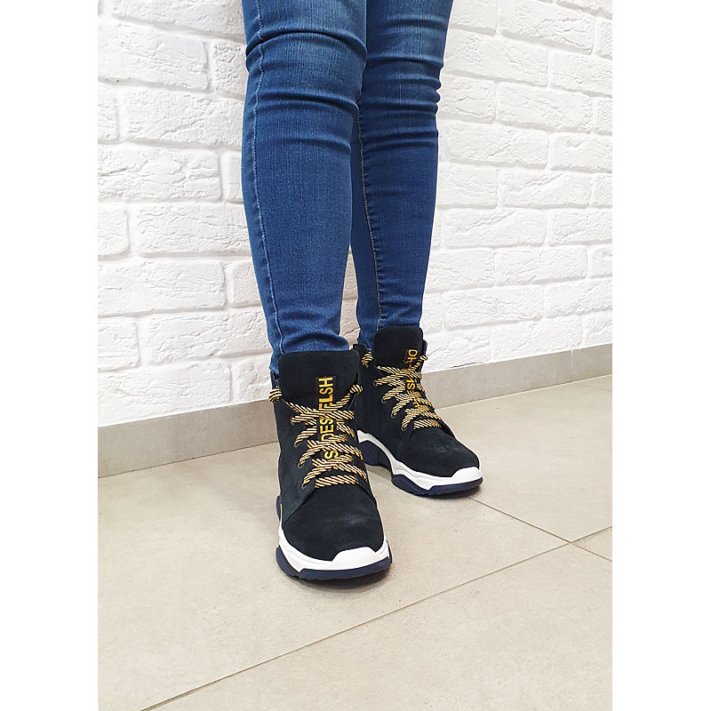 Ботинки, артикул 1800, цвет синий купить в интернет-магазине Shoeslel с доставкой по России