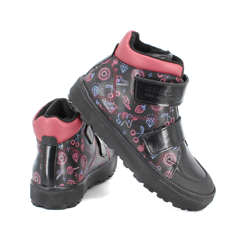 Ботинки байка, артикул 1811, цвет граффити купить в интернет-магазине Shoeslel с доставкой по России