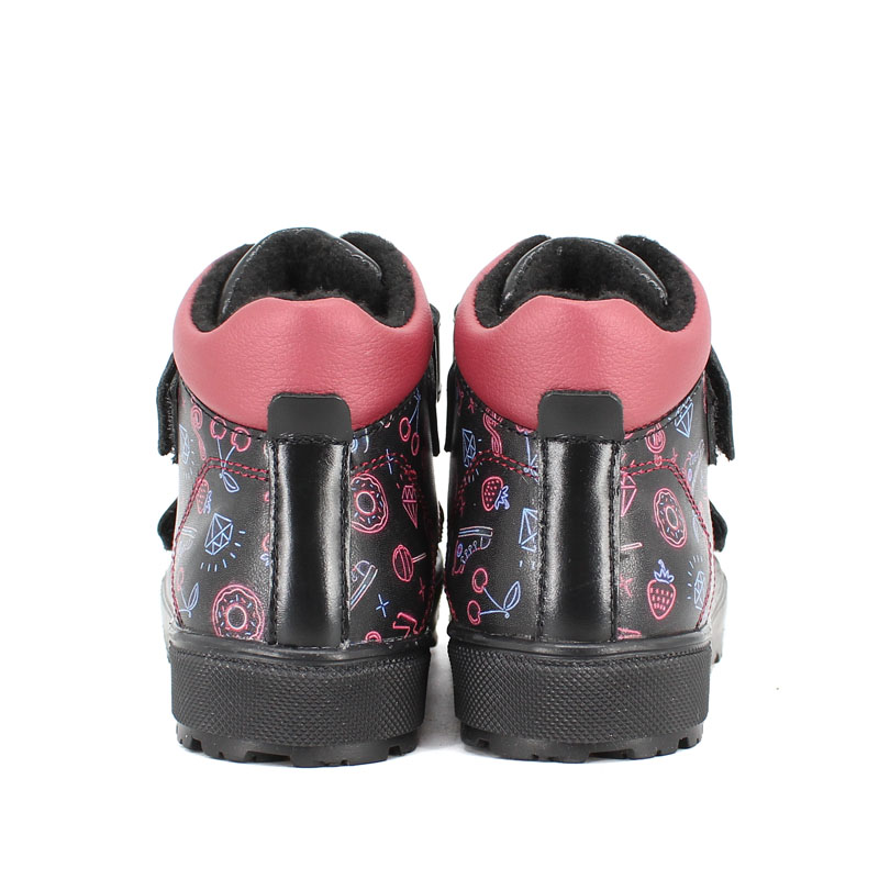 Ботинки байка, артикул 1811, цвет граффити купить в интернет-магазине Shoeslel с доставкой по России