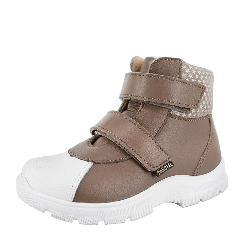 Ботинки ясельные байка, артикул 1815, цвет бежевый купить в интернет-магазине Shoeslel с доставкой по России