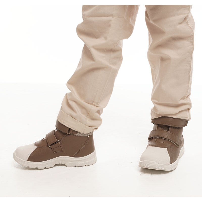 Ботинки ясельные байка, артикул 1815, цвет бежевый купить в интернет-магазине Shoeslel с доставкой по России