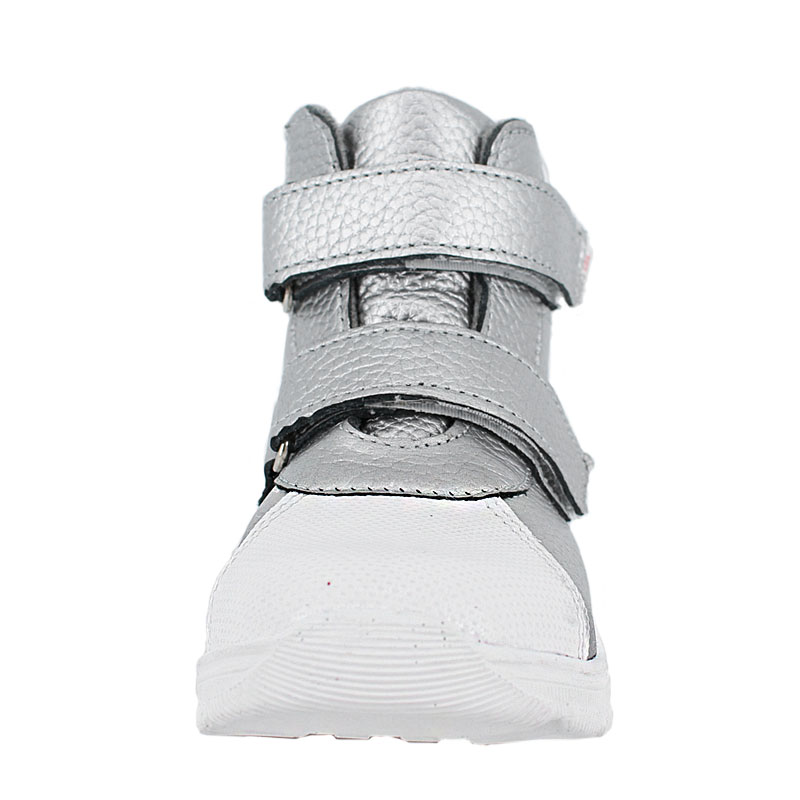 Ботинки ясельные байка, артикул 1815, цвет серебристый купить в интернет-магазине Shoeslel с доставкой по России