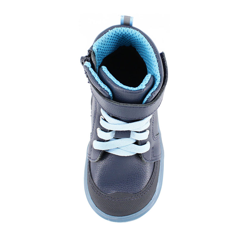 Ботинки малодетские байка, артикул 1819, цвет синий купить в интернет-магазине Shoeslel с доставкой по России