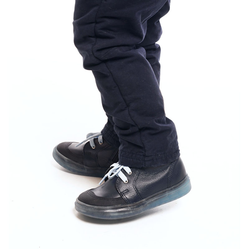 Ботинки малодетские байка, артикул 1819, цвет синий купить в интернет-магазине Shoeslel с доставкой по России