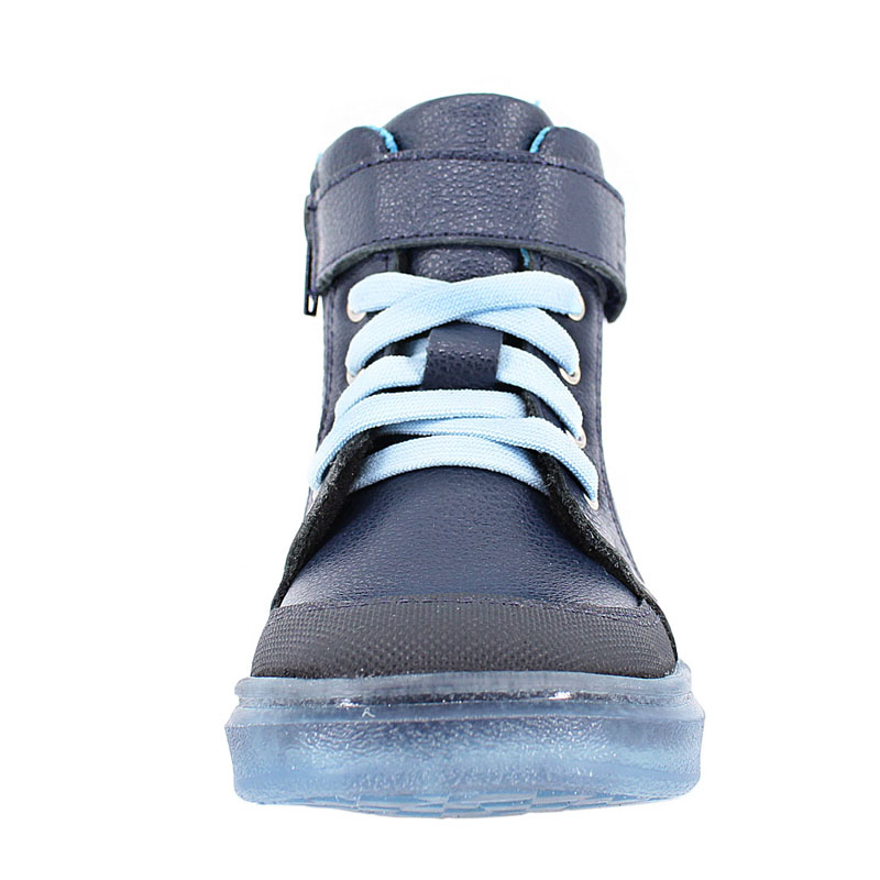 Ботинки малодетские байка, артикул 1819, цвет синий купить в интернет-магазине Shoeslel с доставкой по России