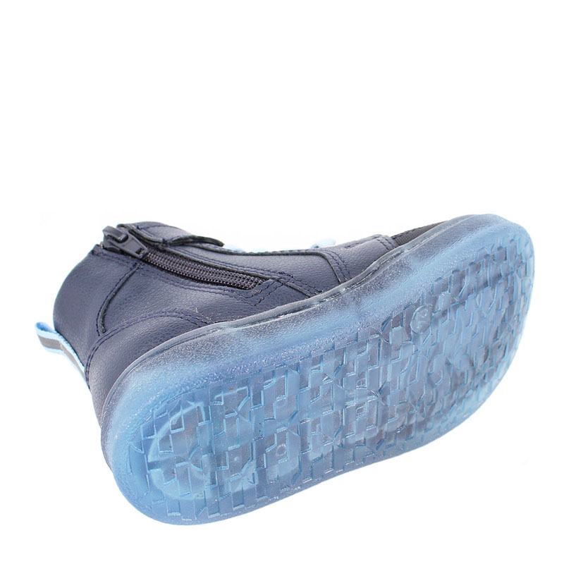 Ботинки малодетские байка, артикул 1819, цвет синий купить в интернет-магазине Shoeslel с доставкой по России