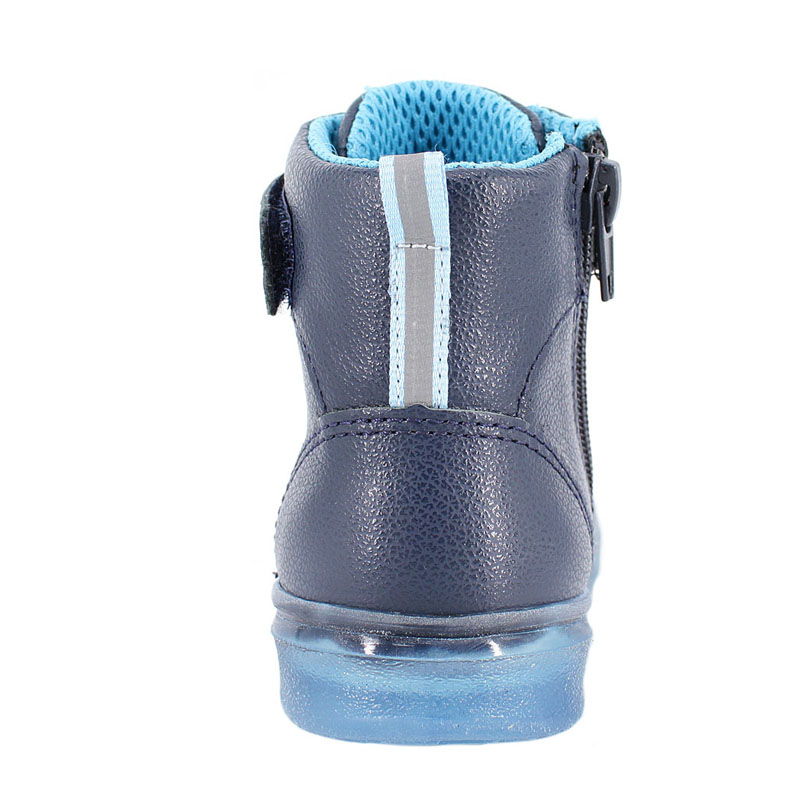 Ботинки малодетские байка, артикул 1819, цвет синий купить в интернет-магазине Shoeslel с доставкой по России