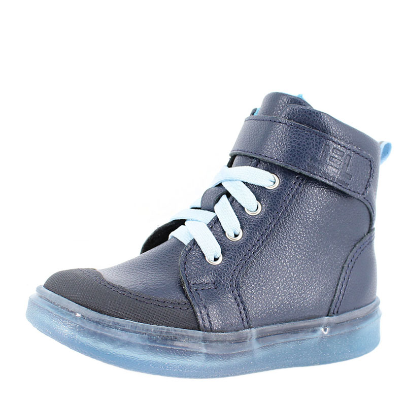 Ботинки малодетские байка, артикул 1819, цвет синий купить в интернет-магазине Shoeslel с доставкой по России