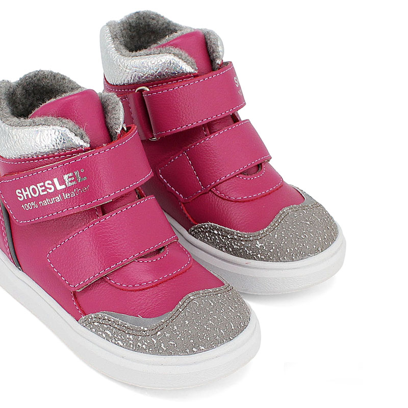 Ботинки малодетские байка, артикул 1829, цвет фуксия купить в интернет-магазине Shoeslel с доставкой по России