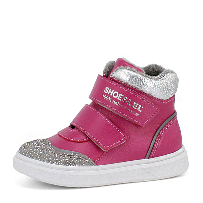 Ботинки малодетские байка, артикул 1829, цвет фуксия купить в интернет-магазине Shoeslel с доставкой по России