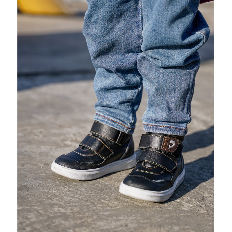 Ботинки малодетские байка, артикул 1829, цвет черный купить в интернет-магазине Shoeslel с доставкой по России