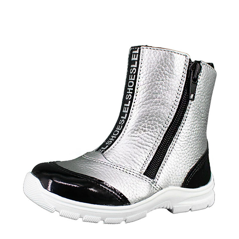 Сапожки малодетские байка, артикул 1830, цвет серебристый купить в интернет-магазине Shoeslel с доставкой по России