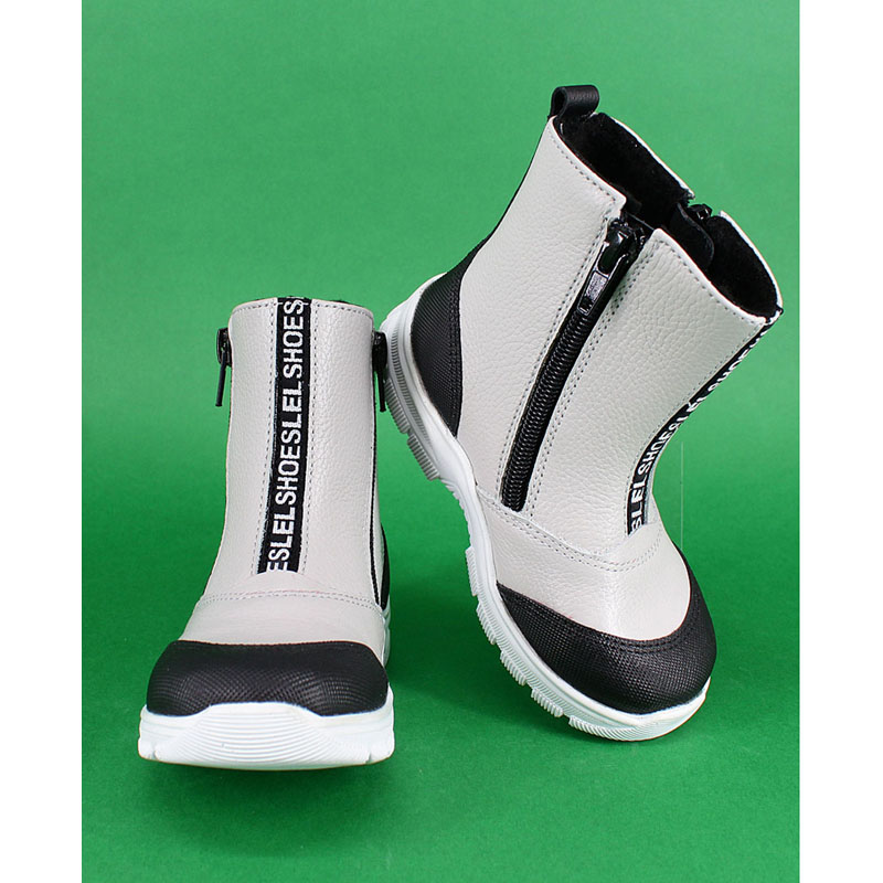 Сапожки малодетские байка, артикул 1830, цвет серый купить в интернет-магазине Shoeslel с доставкой по России