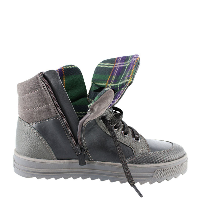 Ботинки байка, артикул 1836, цвет серый купить в интернет-магазине Shoeslel с доставкой по России