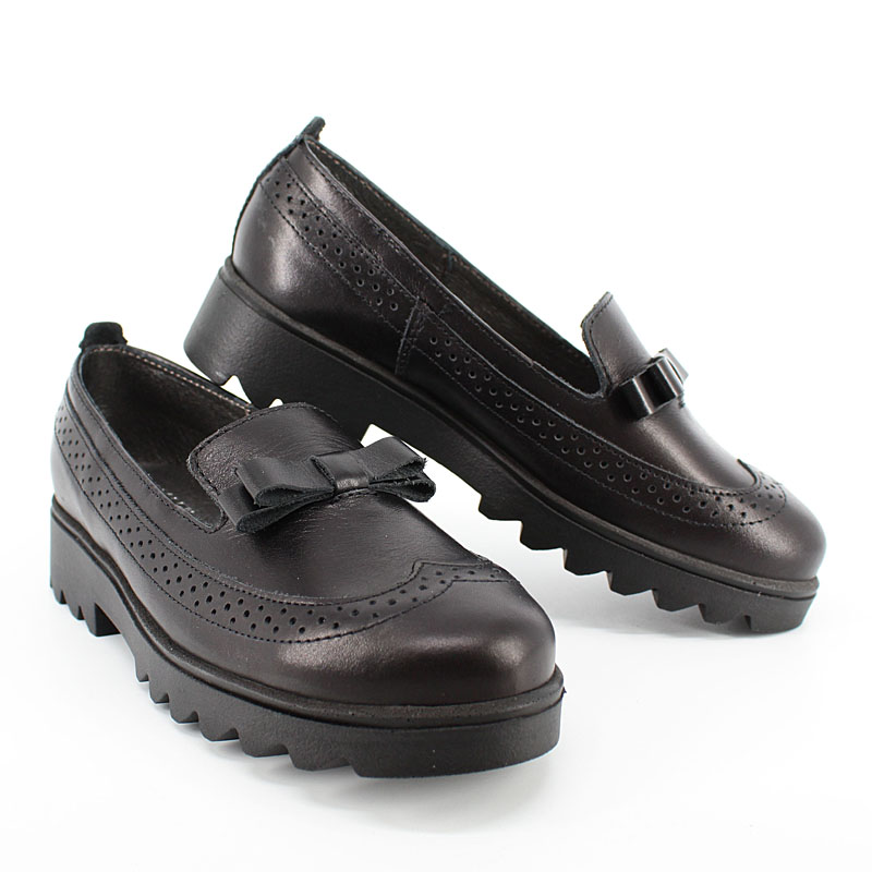 Туфли, артикул 1840, цвет черный купить в интернет-магазине Shoeslel с доставкой по России