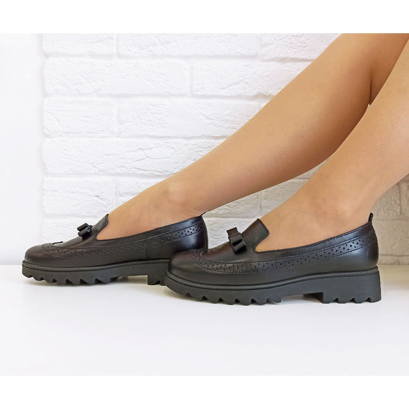 Туфли, артикул 1840, цвет черный купить в интернет-магазине Shoeslel с доставкой по России