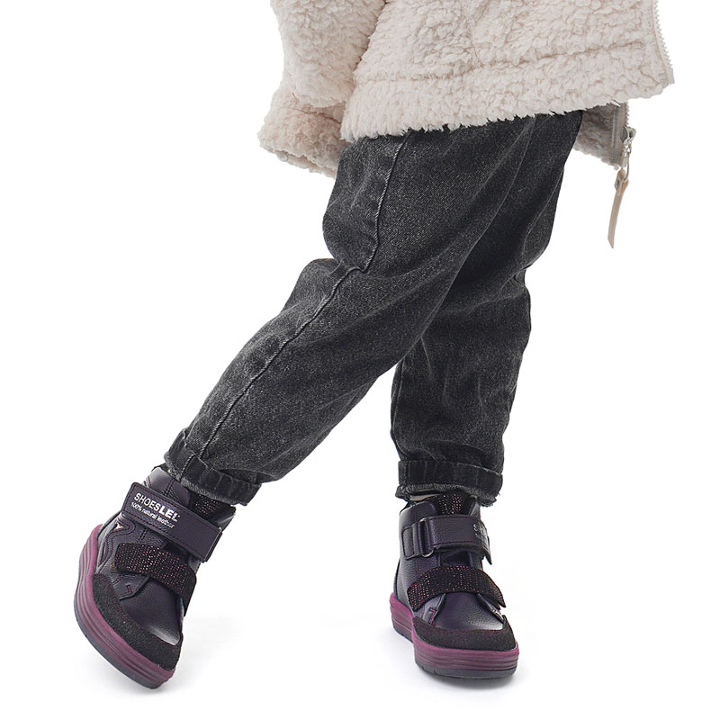 Ботинки байка, артикул 1845, цвет черничный купить в интернет-магазине Shoeslel с доставкой по России