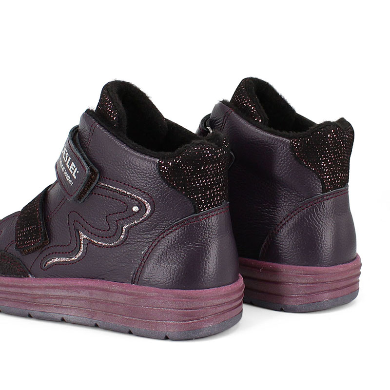 Ботинки байка, артикул 1845, цвет черничный купить в интернет-магазине Shoeslel с доставкой по России