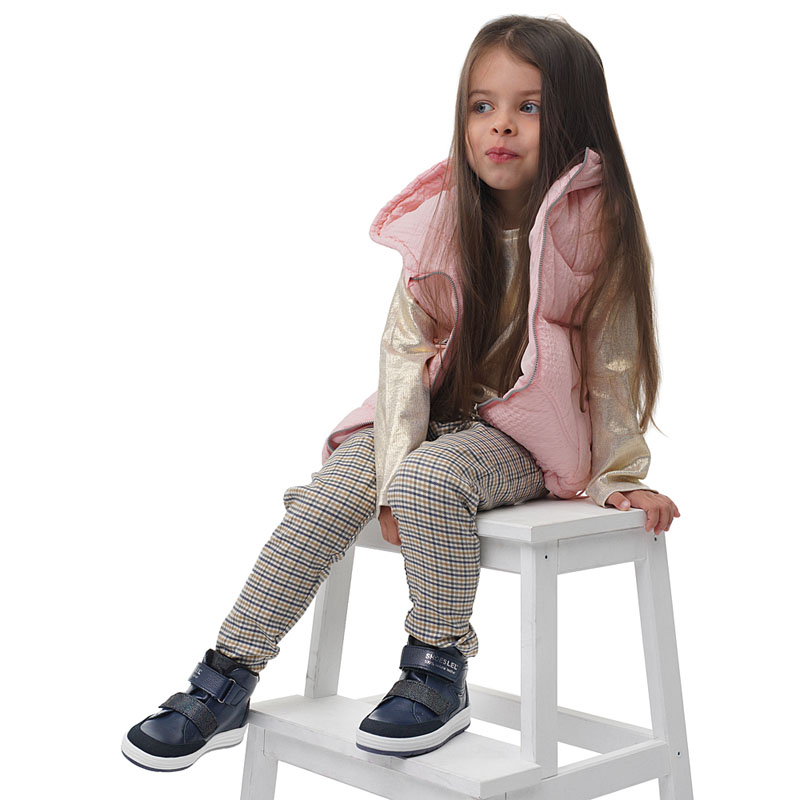 Ботинки байка, артикул 1845, цвет синий купить в интернет-магазине Shoeslel с доставкой по России