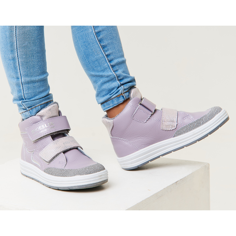 Ботинки байка, артикул 1845, цвет сиреневый купить в интернет-магазине Shoeslel с доставкой по России